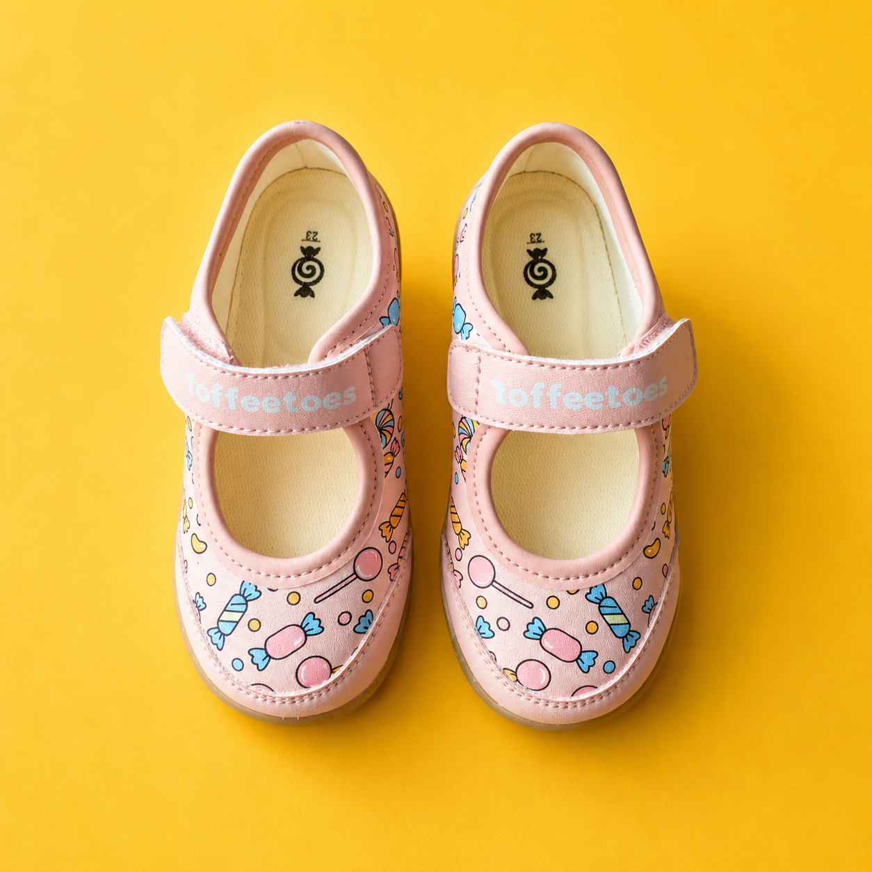 Sneakerina Pretty Pink Girls Mary Janes