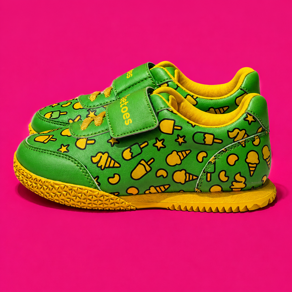 SugarRush Ice-cream Green Kids Sneakers
