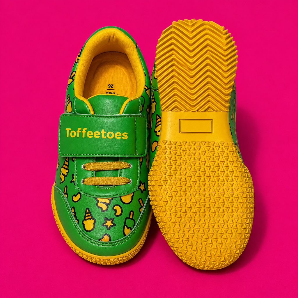 SugarRush Ice-cream Green Kids Sneakers