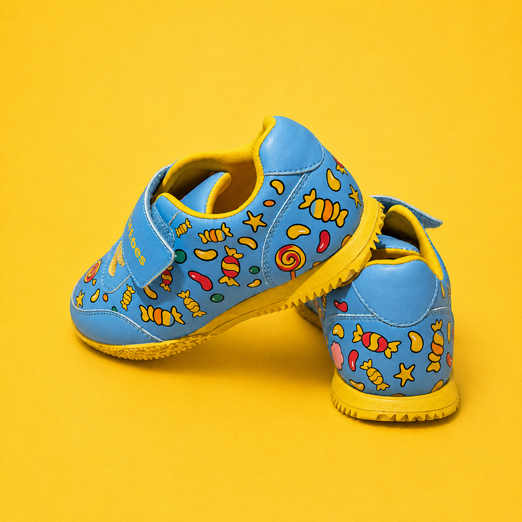 SugarRush Candy Blue Kids Sneakers