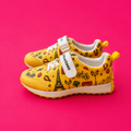 Globetrotters Seven Wonders Yellow Kids Sneakers