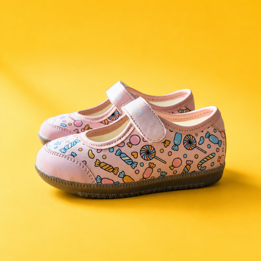 Sneakerina Pretty Pink Girls Mary Janes