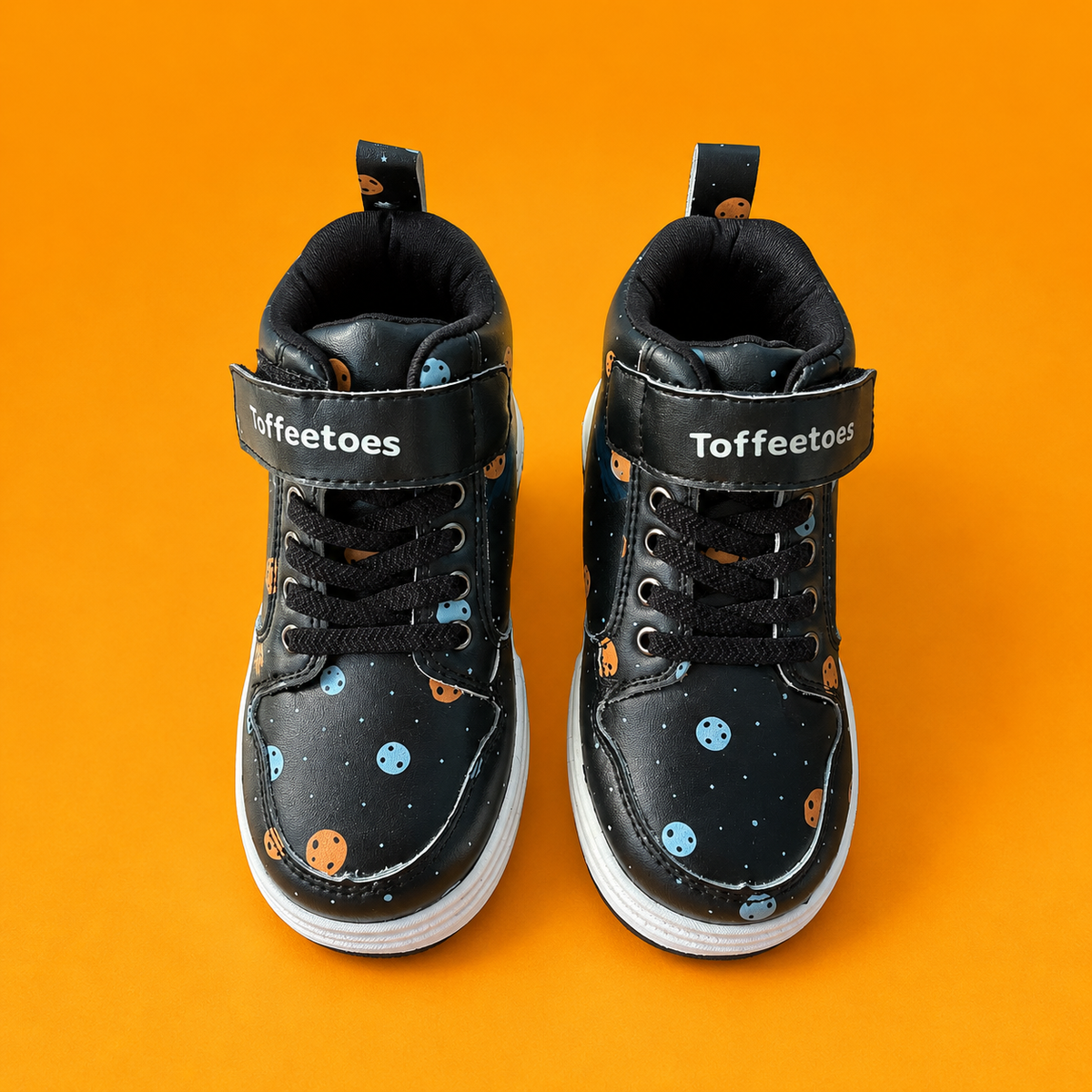 Astroknots Asteroid Black Kids Sneakers