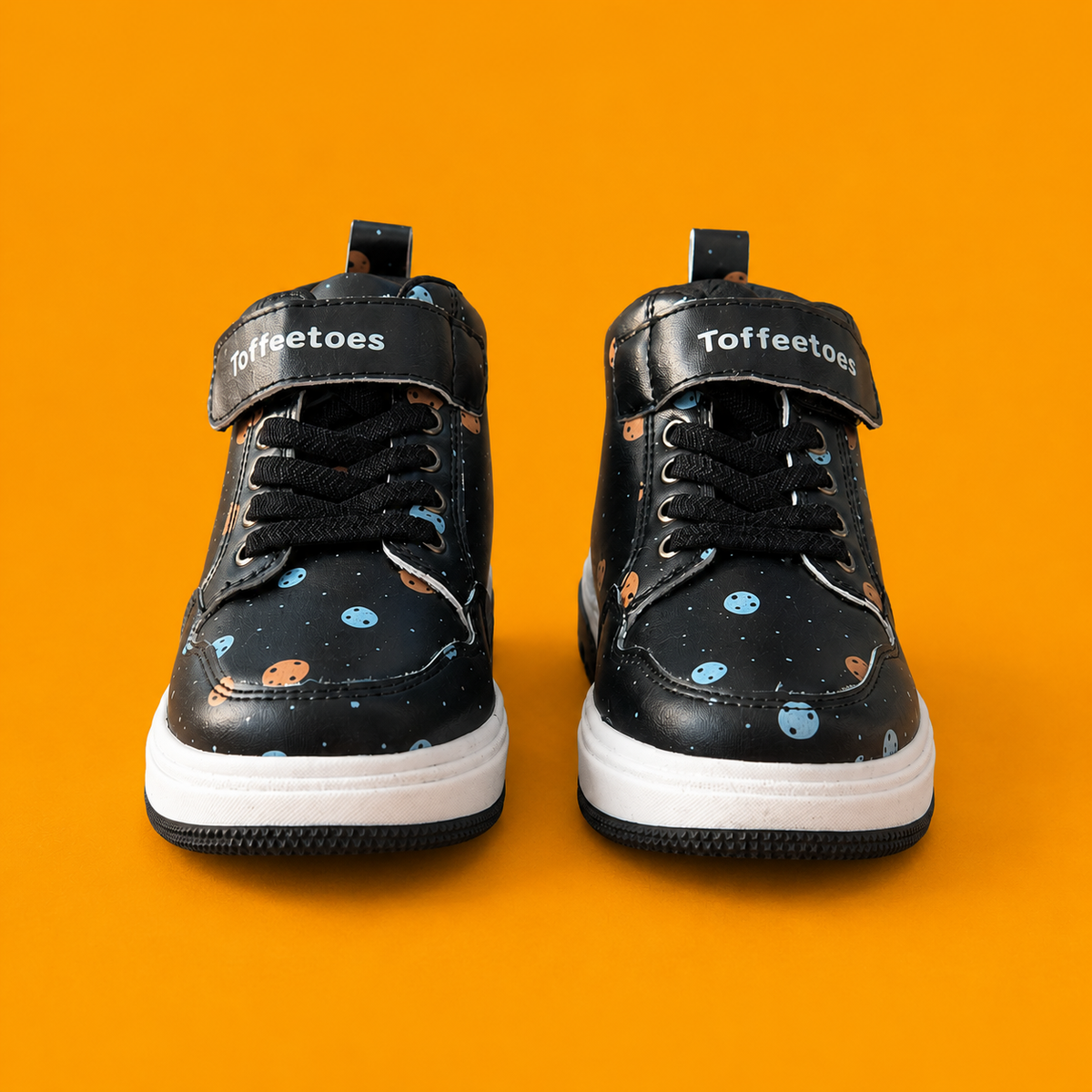 Astroknots Asteroid Black Kids Sneakers