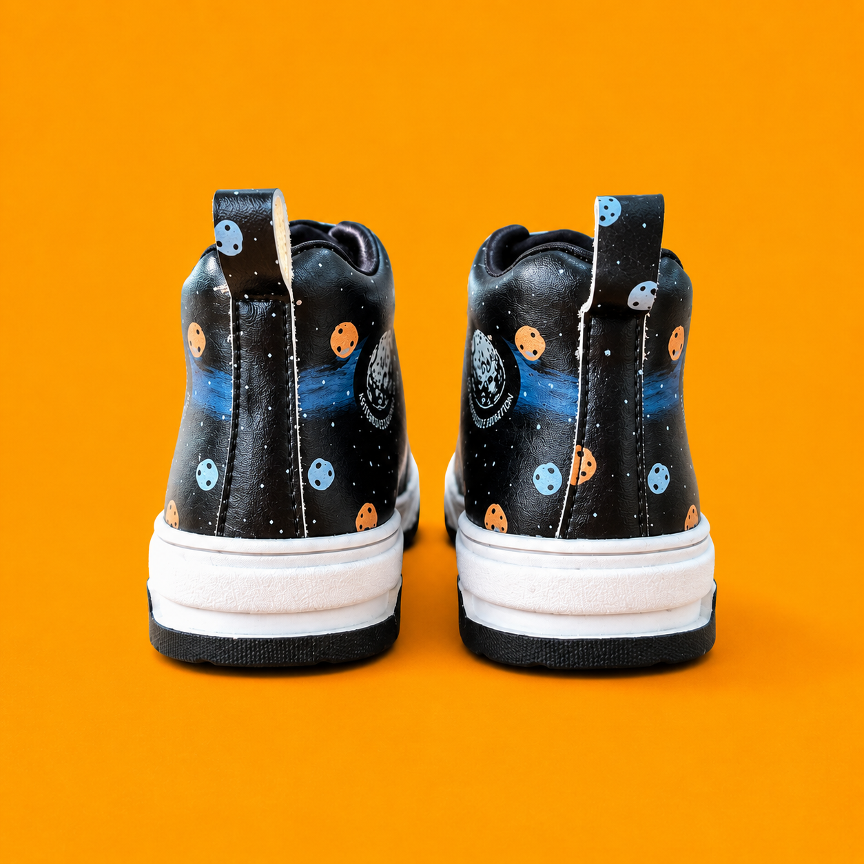 Astroknots Asteroid Black Kids Sneakers