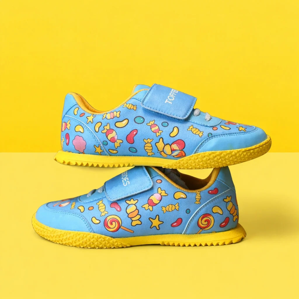SugarRush Candy Blue Kids Sneakers