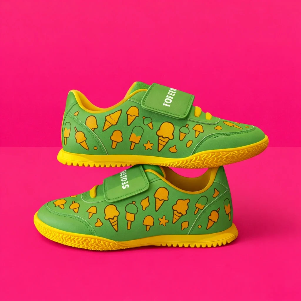 SugarRush Ice-cream Green Kids Sneakers